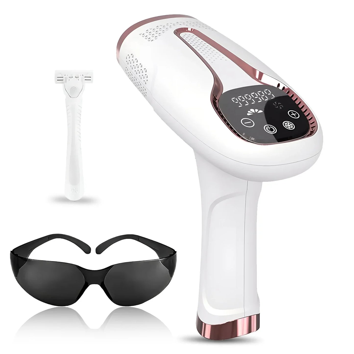 Epilator IPL Silky, Epilare Definitiva Fara Durere, 999.000 Impulsuri