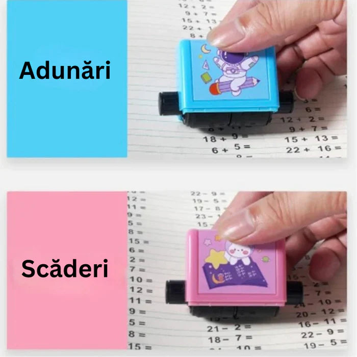 Stampila cu operații aritmetice - Adunare