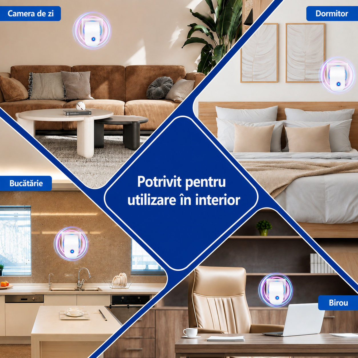 Aparat cu Ultrasunete pentru Îndepărtarea Insectelor | PestAway