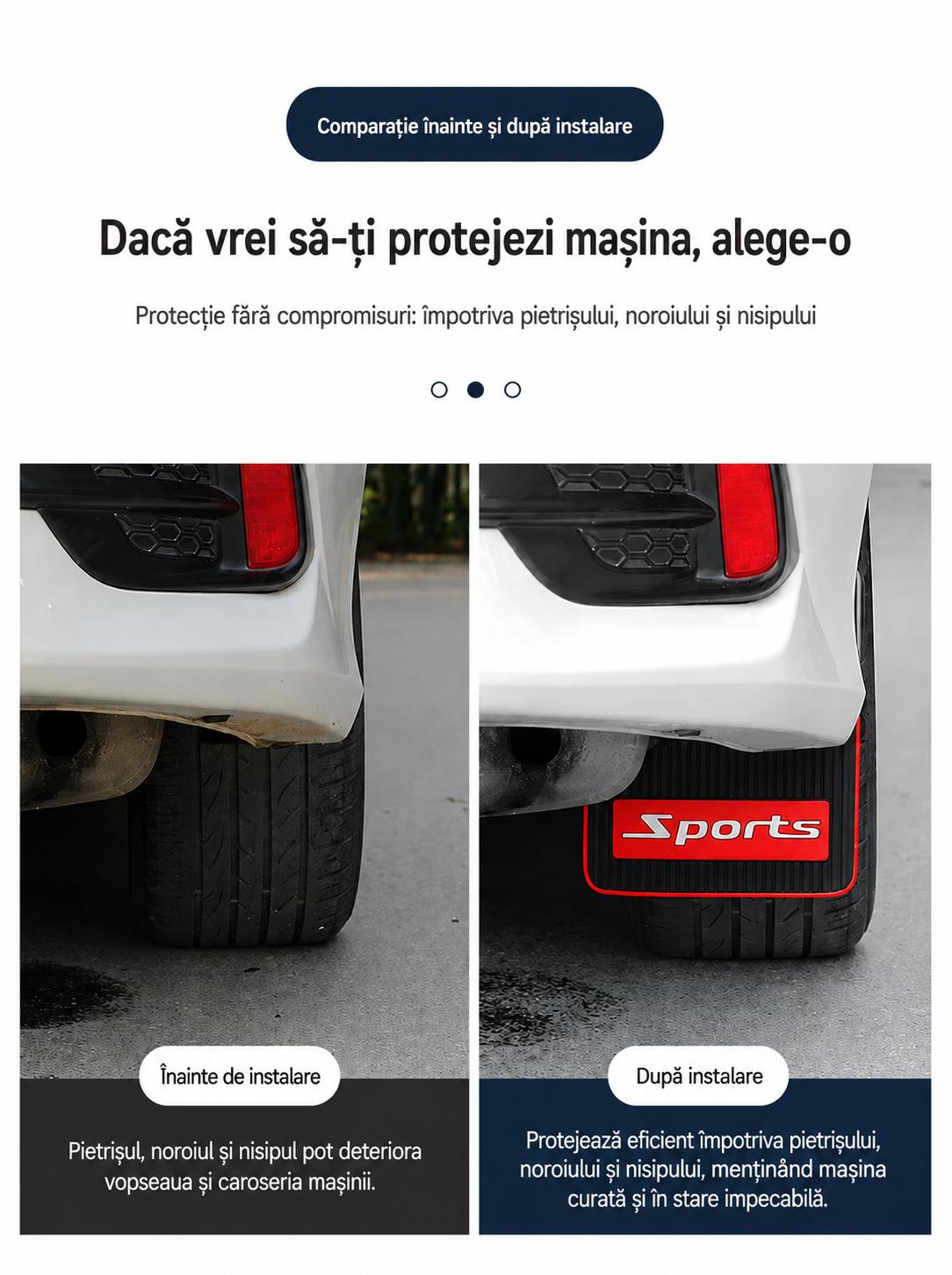 Apărători Auto Anti-Stropire pentru Roți | RoadGuard
