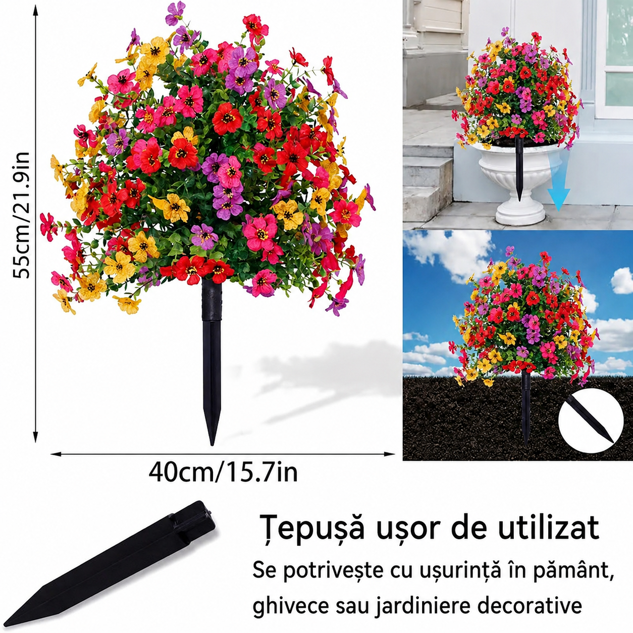 Aranjament Floral Artificial Multicolor | EverBloom