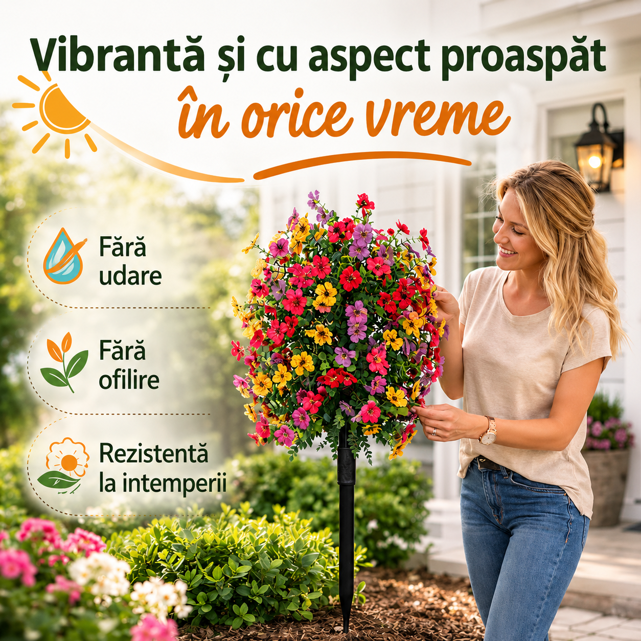 Aranjament Floral Artificial Multicolor | EverBloom