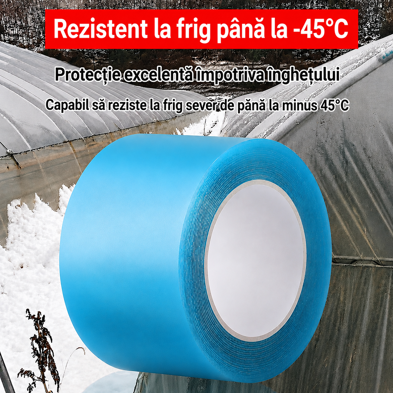 Bandă Transparentă pentru Reparații Sere și Solarii | GreenFix