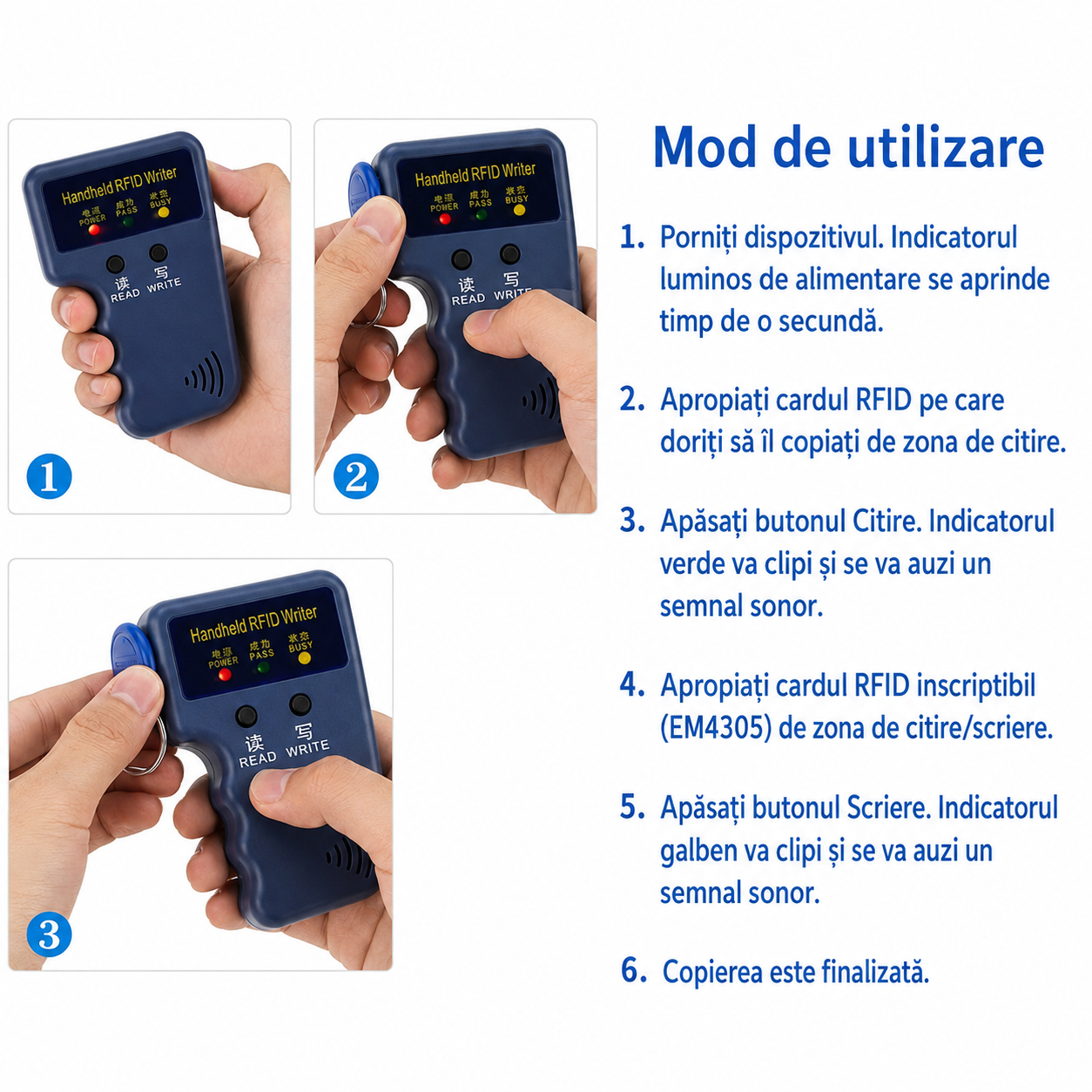 KeyClone Pro – Copiator Portabil pentru Chei Magnetice de Interfon