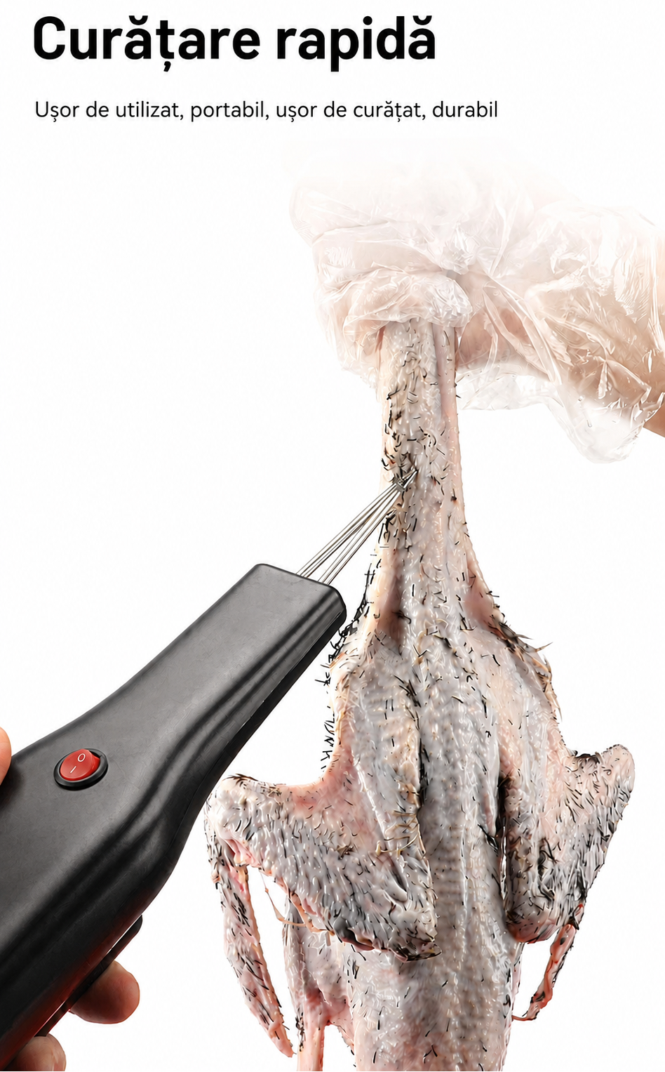 FeatherClean – Dispozitiv Electric pentru Îndepărtarea Penelor