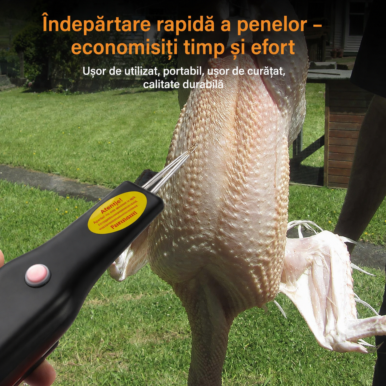 FeatherClean – Dispozitiv Electric pentru Îndepărtarea Penelor