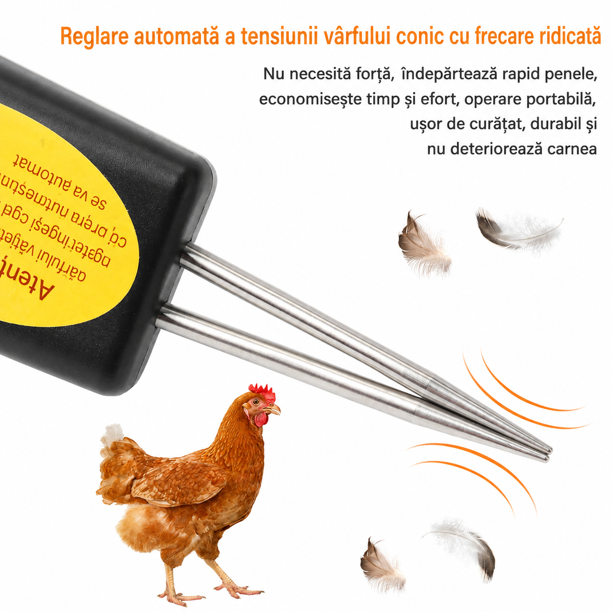 FeatherClean – Dispozitiv Electric pentru Îndepărtarea Penelor