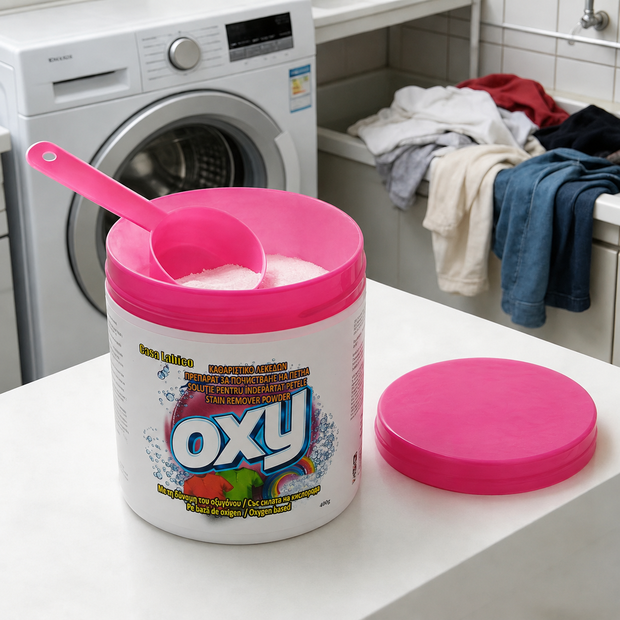Detergent Pudră cu Oxigen Activ pentru Îndepărtarea Petelor 400 g | OxyClean