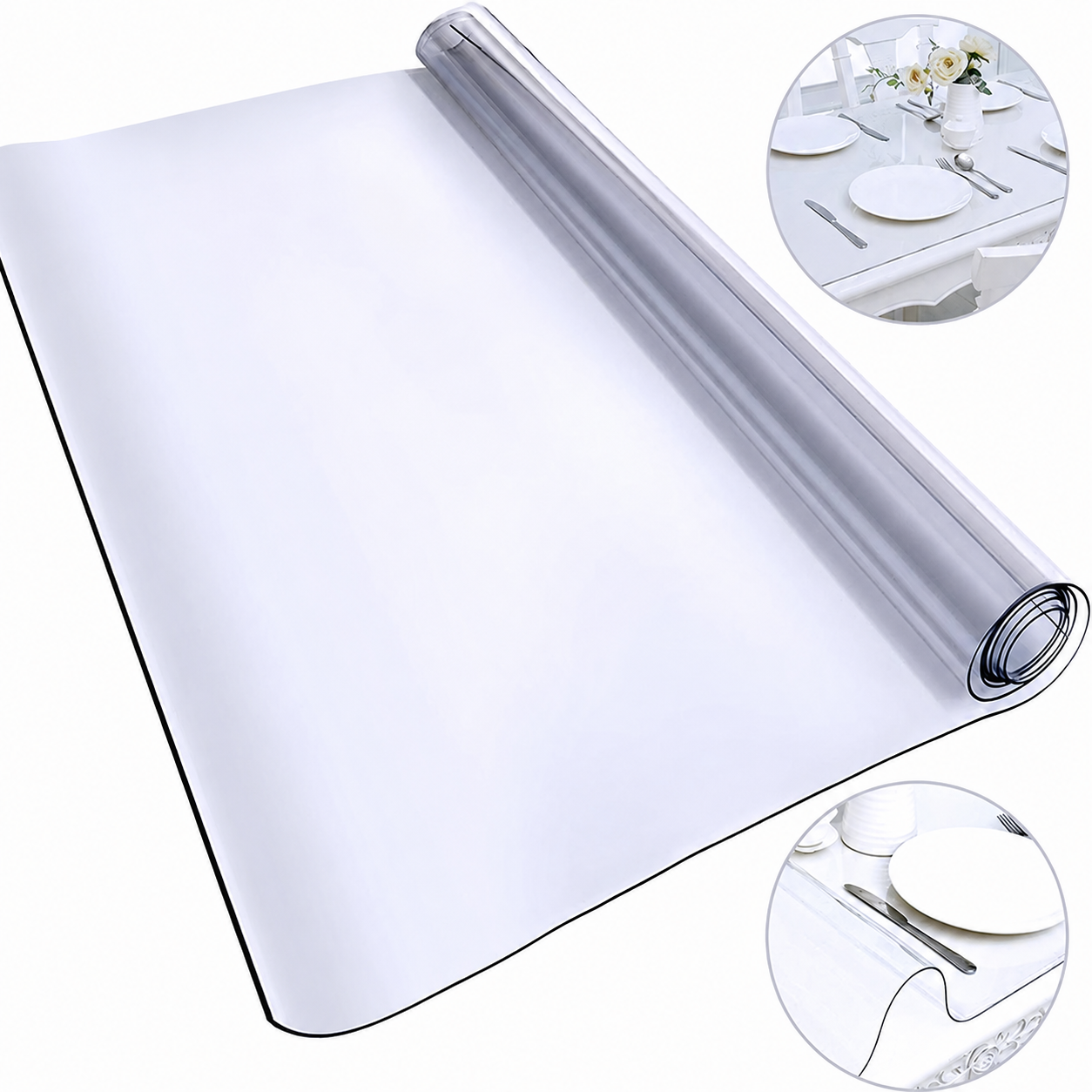 Folie Transparentă pentru Protecția Meselor și Blaturilor | ClearGuard