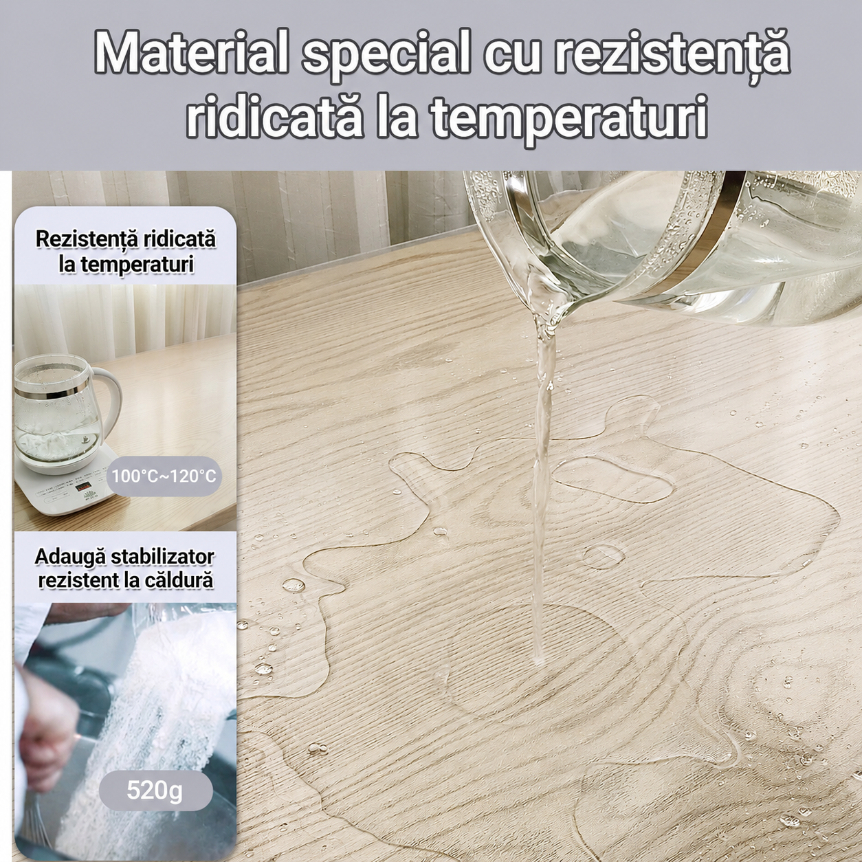 Folie Transparentă pentru Protecția Meselor și Blaturilor | ClearGuard