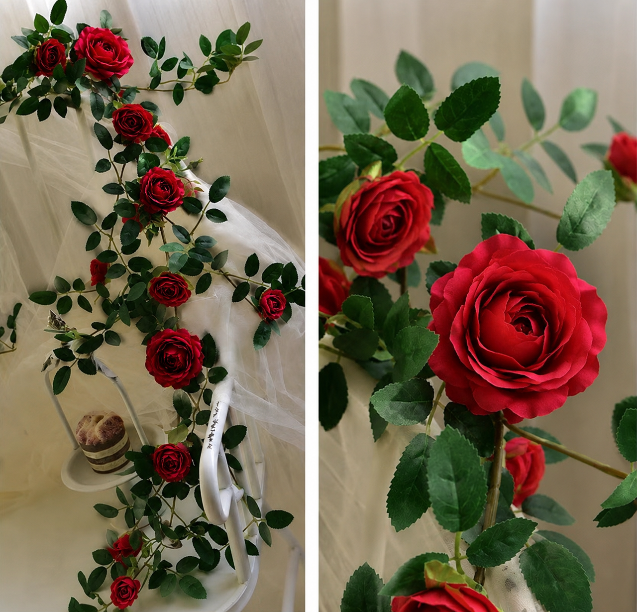 Ghirlanda Decorativa din Flori Artificiale | EverBloom