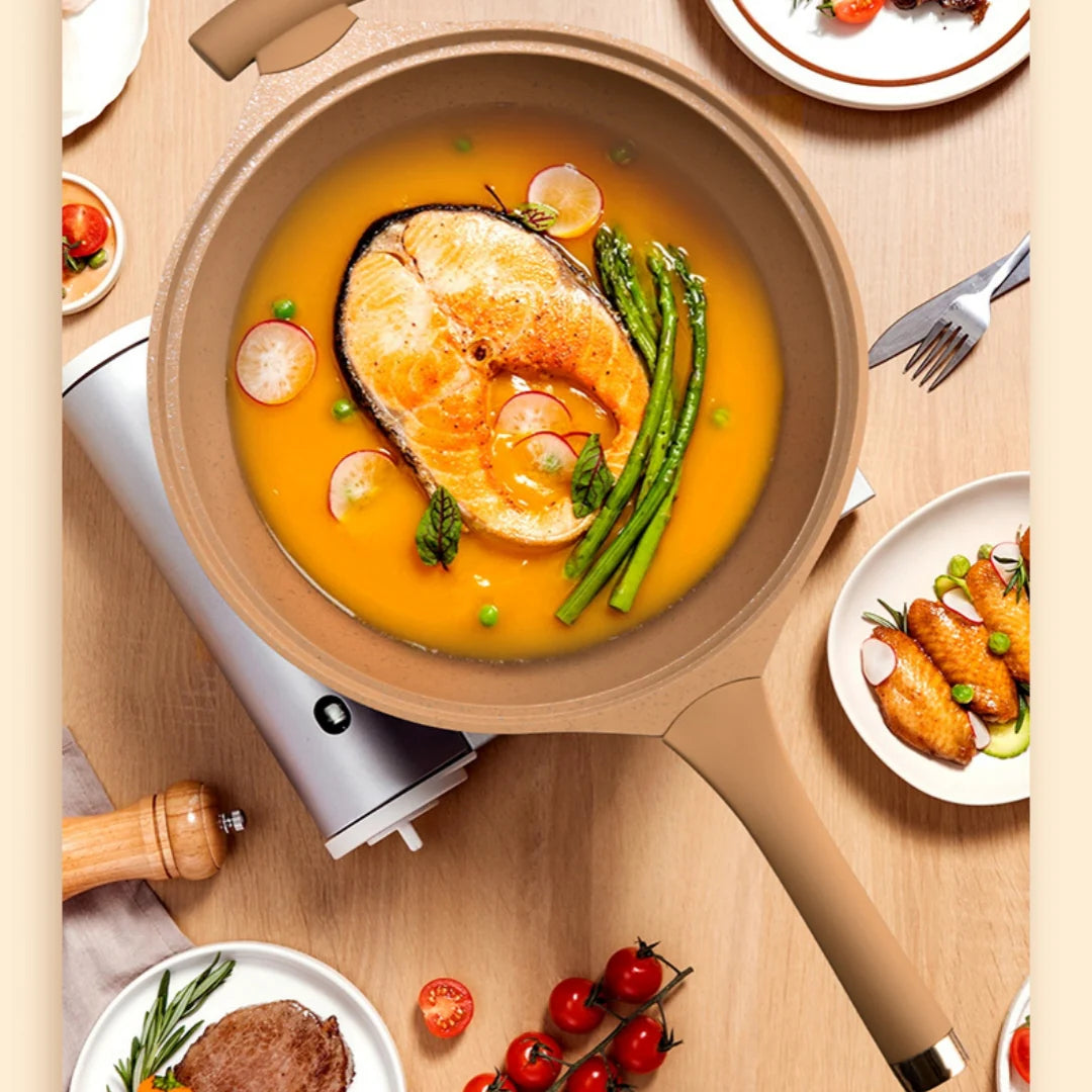 Tigaie Wok Versatilă – Claywok