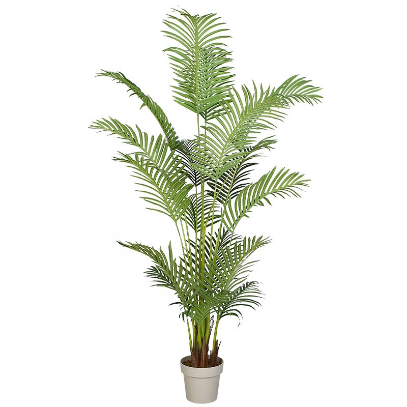 Palmier Artificial Premium în Ghiveci | Înălțime 1.80 m – Decor Tropical Realist pentru Interior