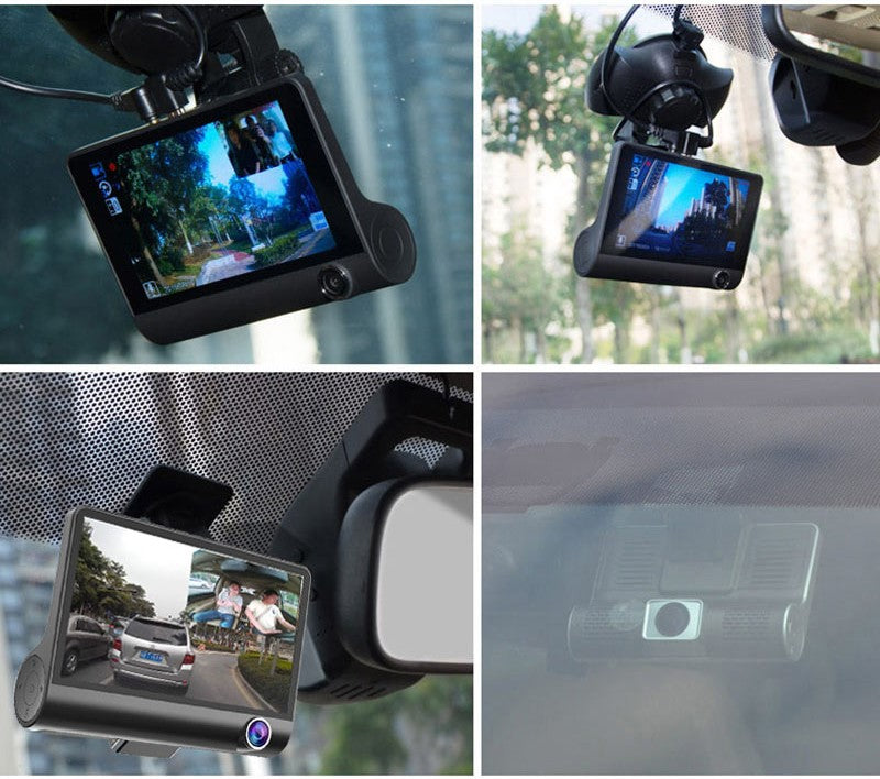 Cameră Video FULL HD Auto Triplă Fata/Spate/Interior | DriveCam