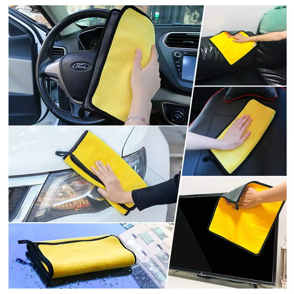 Lavetă Auto din Microfibră pentru Curățare și Uscare 90x60 cm | AutoShine