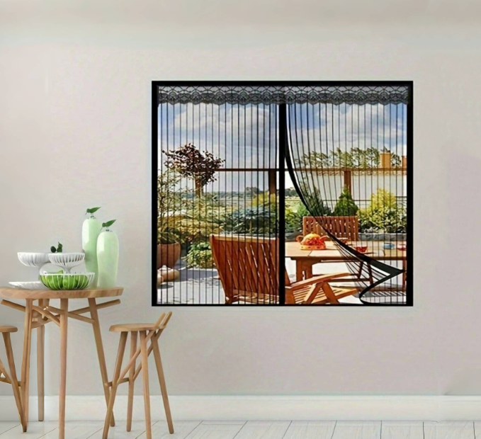 Plasă Magnetică Anti-Insecte pentru Fereastră 1,2x1,2 m | WindowGuard