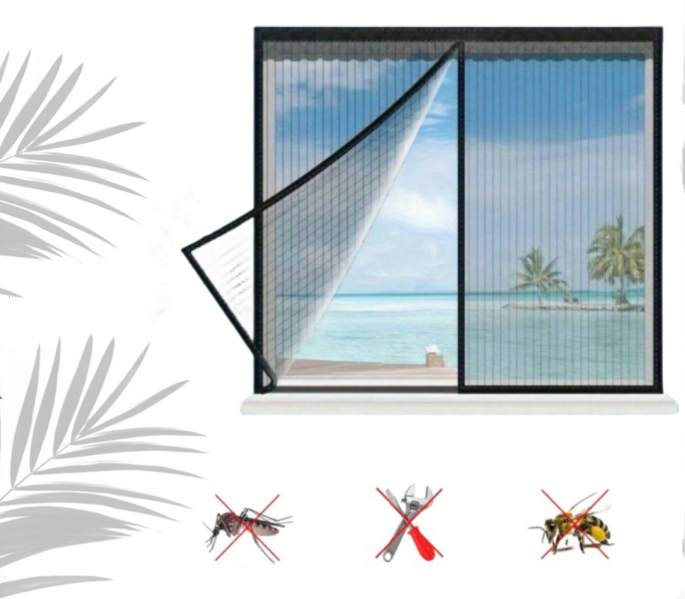 Plasă Magnetică Anti-Insecte pentru Fereastră 1,2x1,2 m | WindowGuard