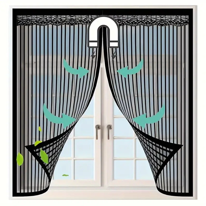 Plasă Magnetică Anti-Insecte pentru Fereastră 1,2x1,2 m | WindowGuard