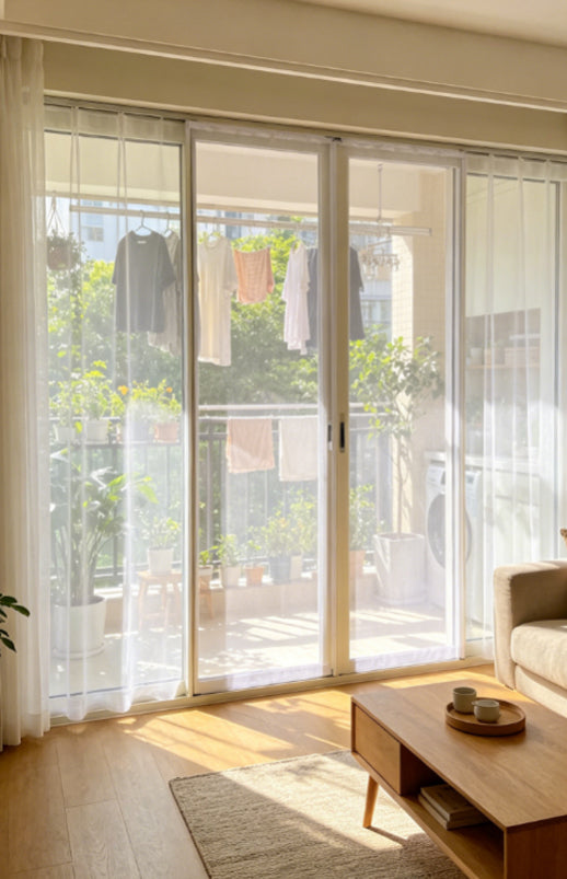 Plasă Magnetică Anti-Insecte pentru Ușa de Balcon 100x220 cm | AirGuard