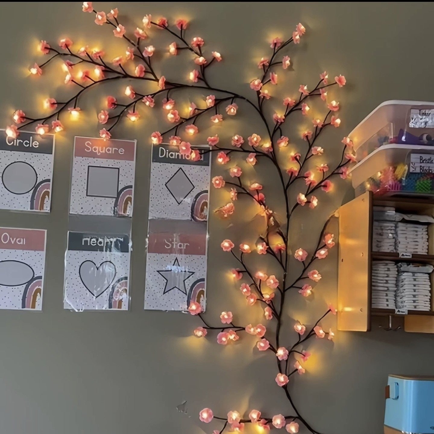 Ramuri de Viță Florale Decorative  – 74 Lumini LED