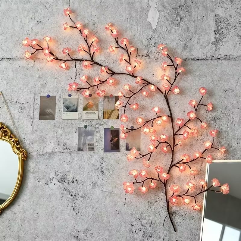 Ramuri de Viță Florale Decorative  – 74 Lumini LED