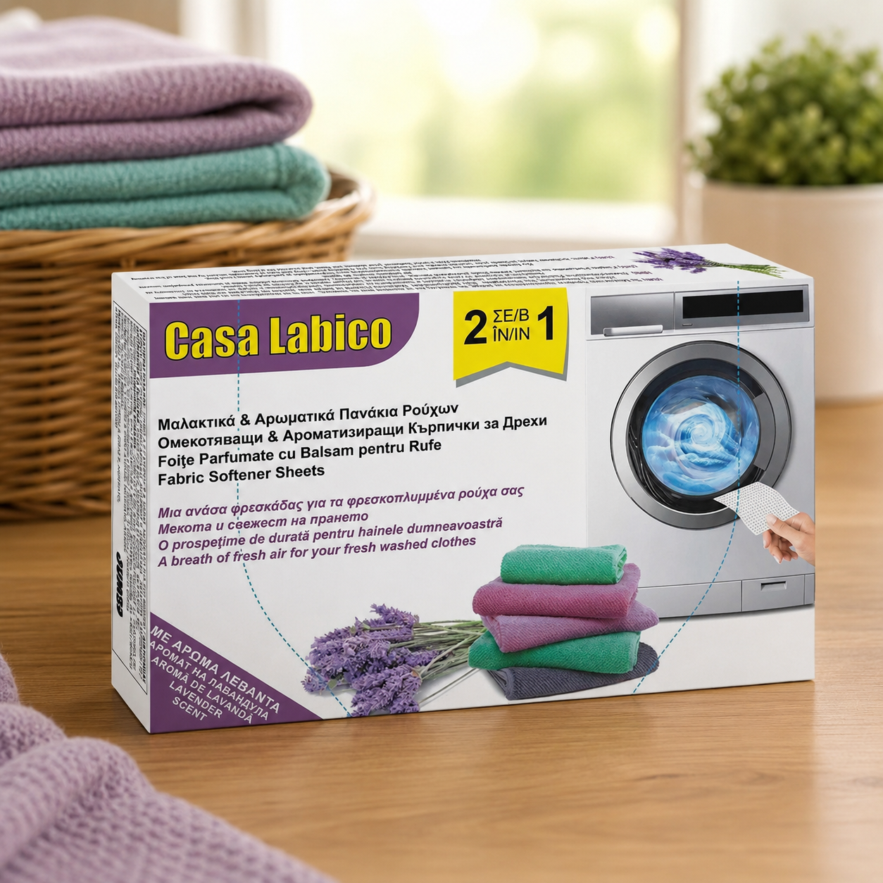 Foițe 2în1 pentru Rufe Moi și Parfumate – 30 bucăți | SoftFresh