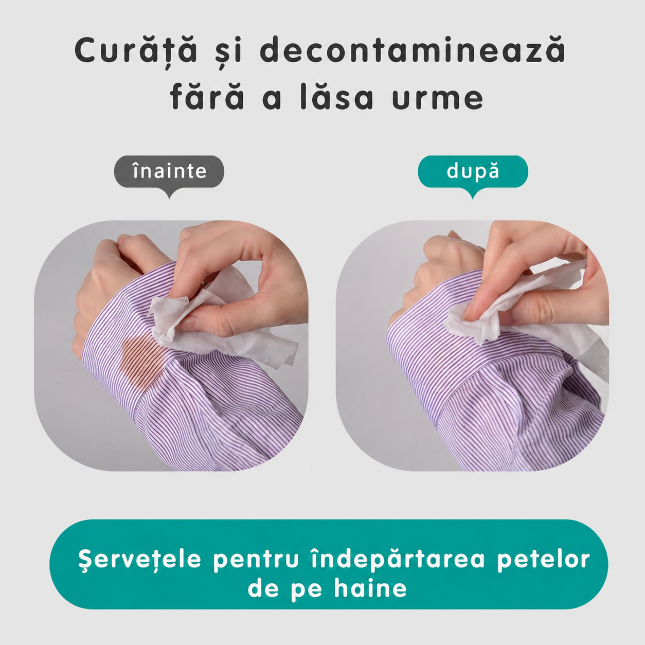 Șervețele pentru Curățarea Rapidă a Petelor – 6 bucăți | StainAway