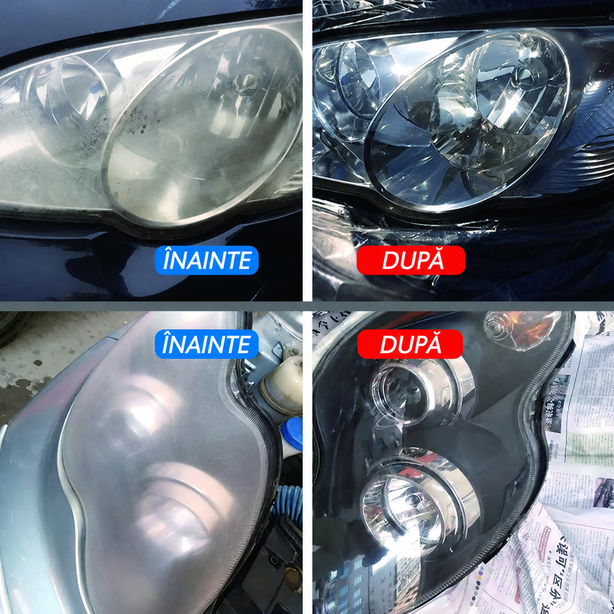 Soluție pentru Curățarea și Lustruirea Farurilor Auto 118 ml | ClearLight