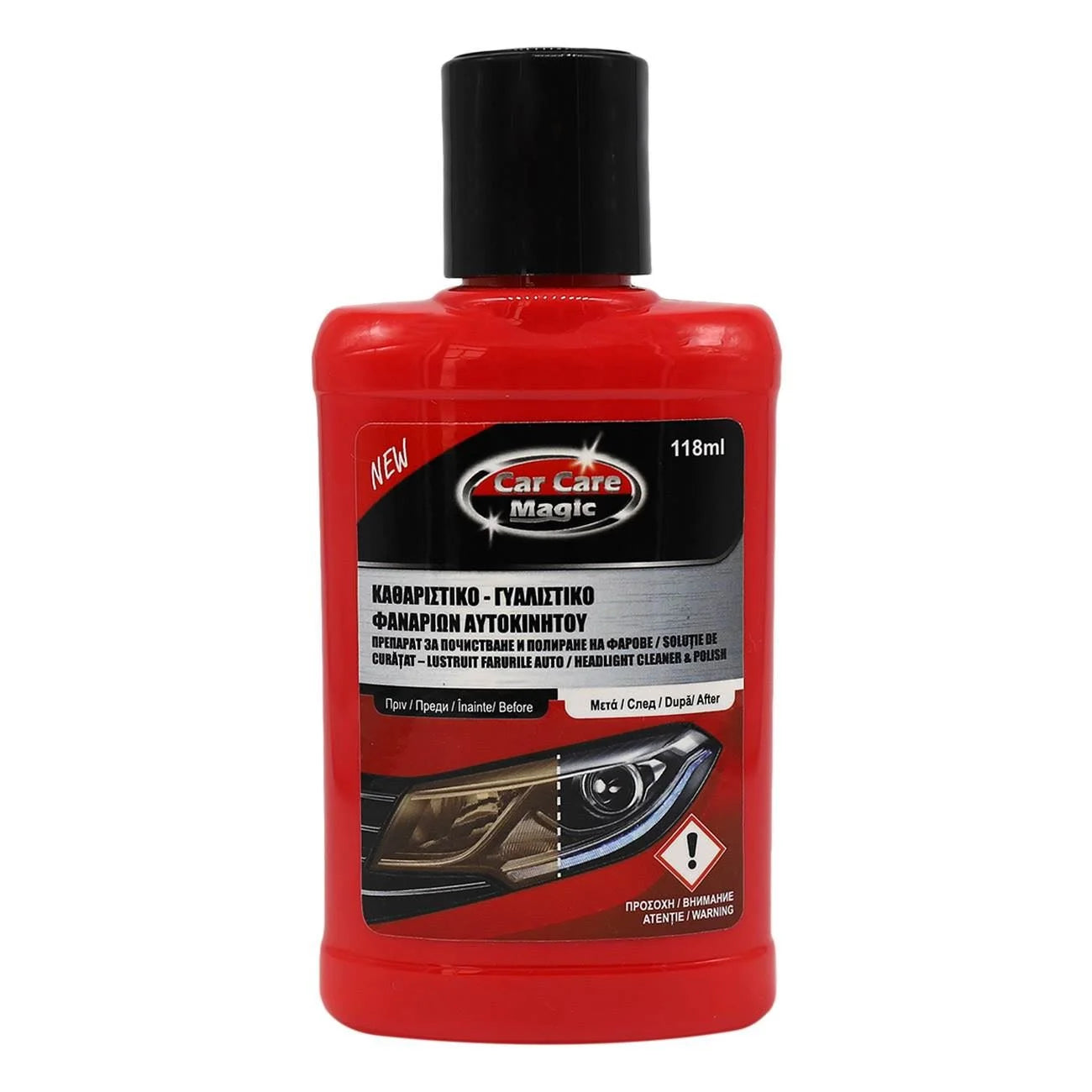 Soluție pentru Curățarea și Lustruirea Farurilor Auto 118 ml | ClearLight