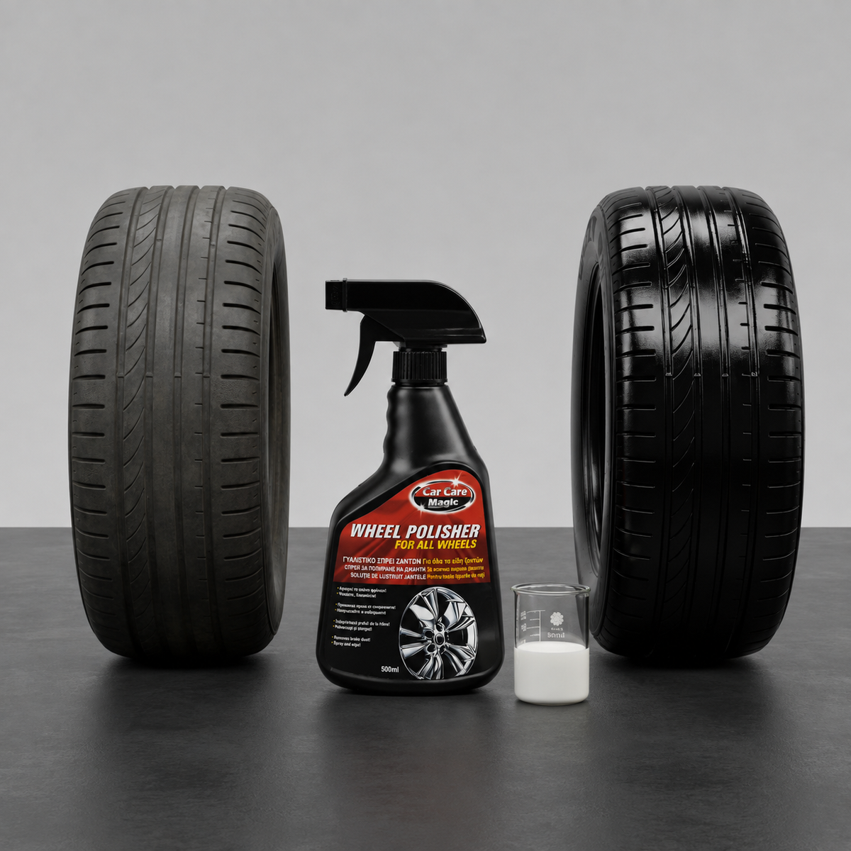 Spray pentru Curățarea și Lustruirea Jantelor Auto 500 ml | WheelShine
