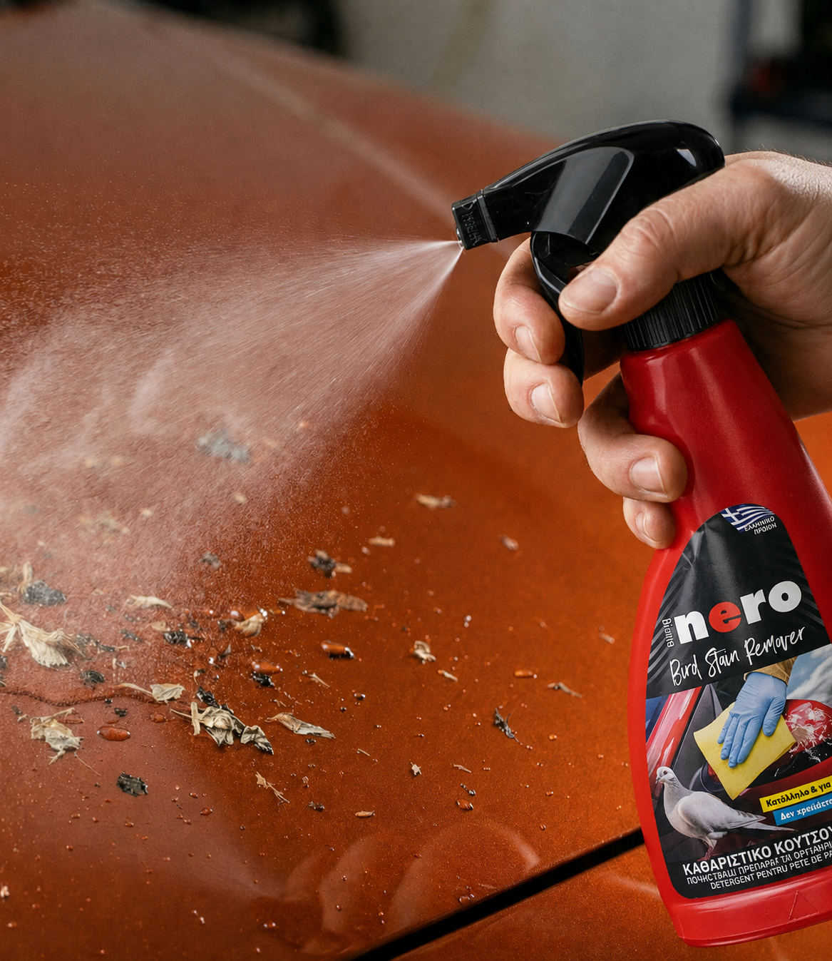 Spray pentru Îndepărtarea Insectelor și Excrementelor de Păsări 500 ml | CleanDrive