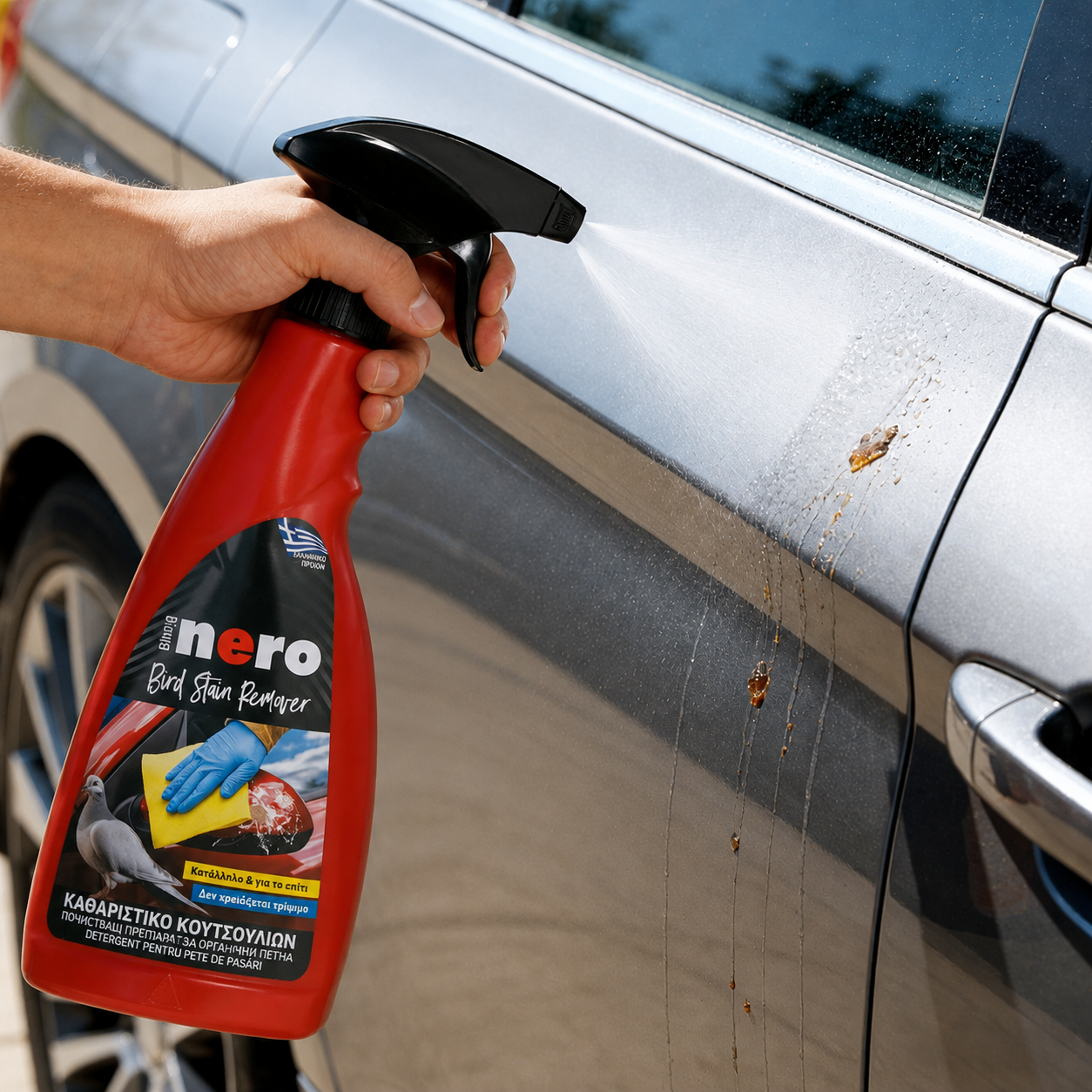 Spray pentru Îndepărtarea Insectelor și Excrementelor de Păsări 500 ml | CleanDrive