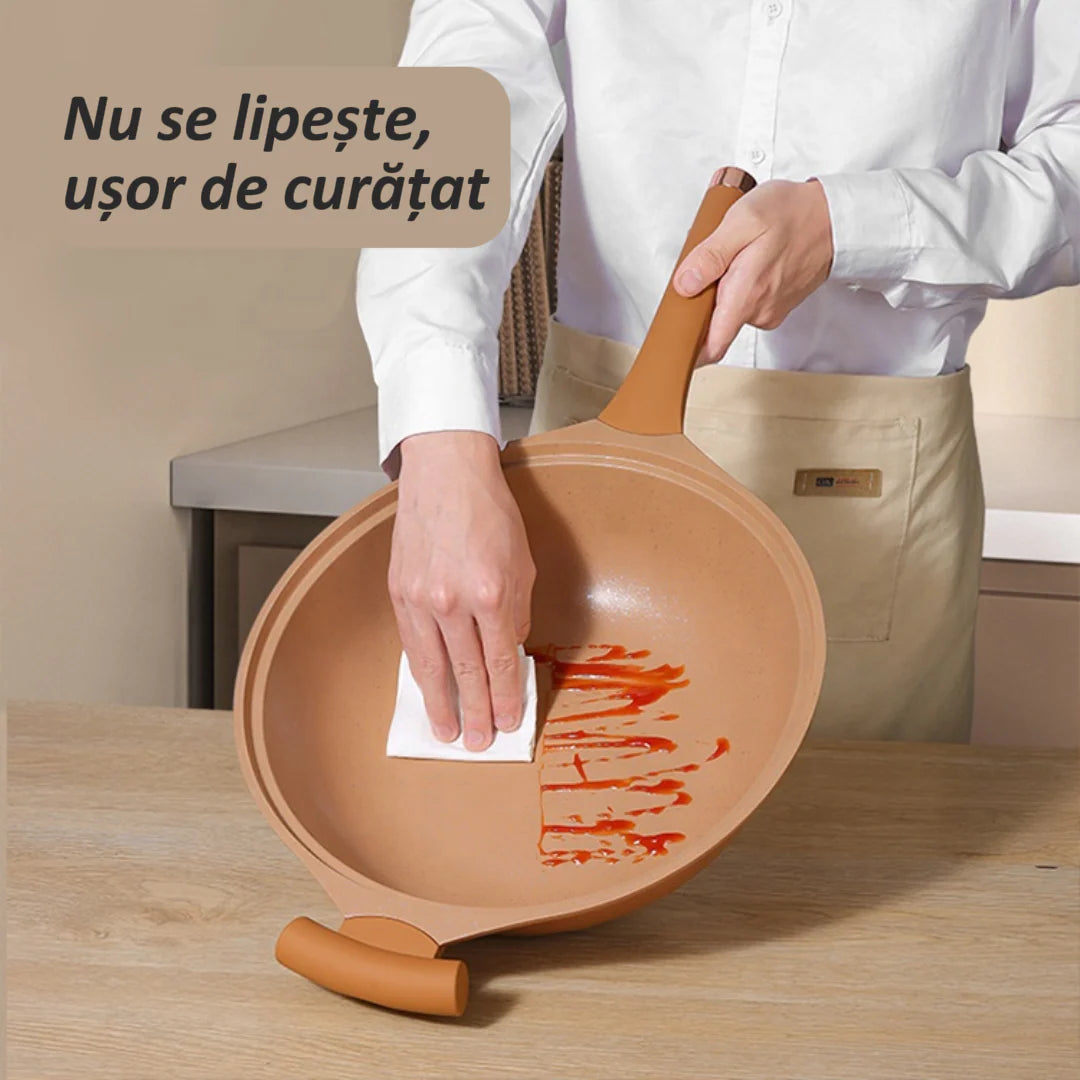 Tigaie Wok Versatilă – Claywok
