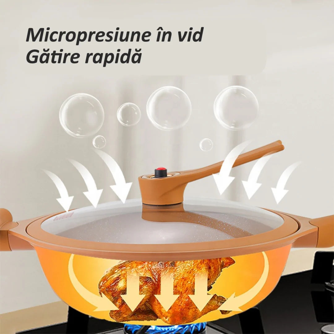 Tigaie Wok Versatilă – Claywok